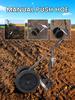 3 In 1 Multifunctional 2Wheels Power-Assisted Weeding Scarifying Hoe, Ditching And Scarifying Triangular Hoe, Agricultural Tools
