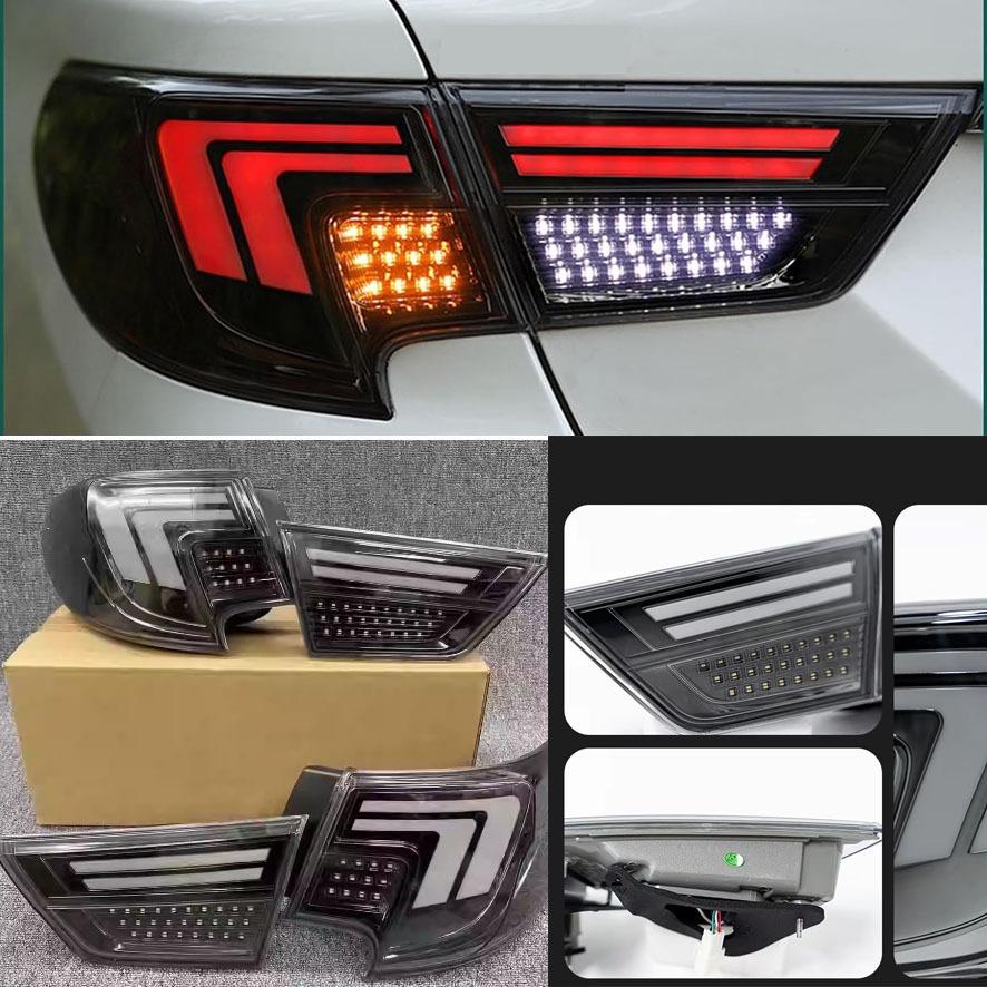 Smoked Black LED Taillight Assembly for 2013-2017 Toyota Reiz (Mark X) - Japanese Version