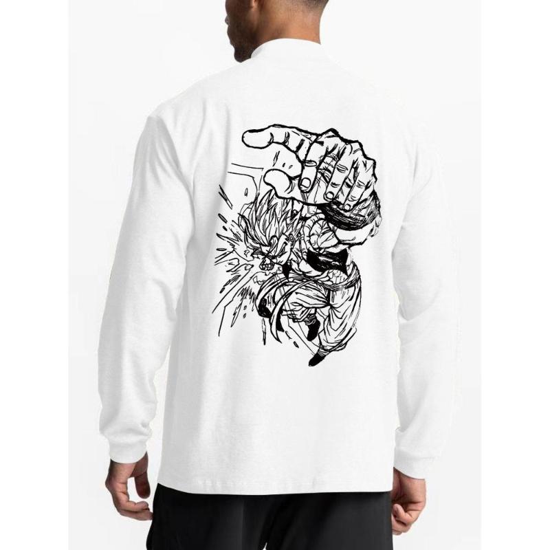 

Athletic Fit, Ideal for Soccer & Team Sports, Men s Long Sleeve Top, Stretchable & Breathable XXL білий