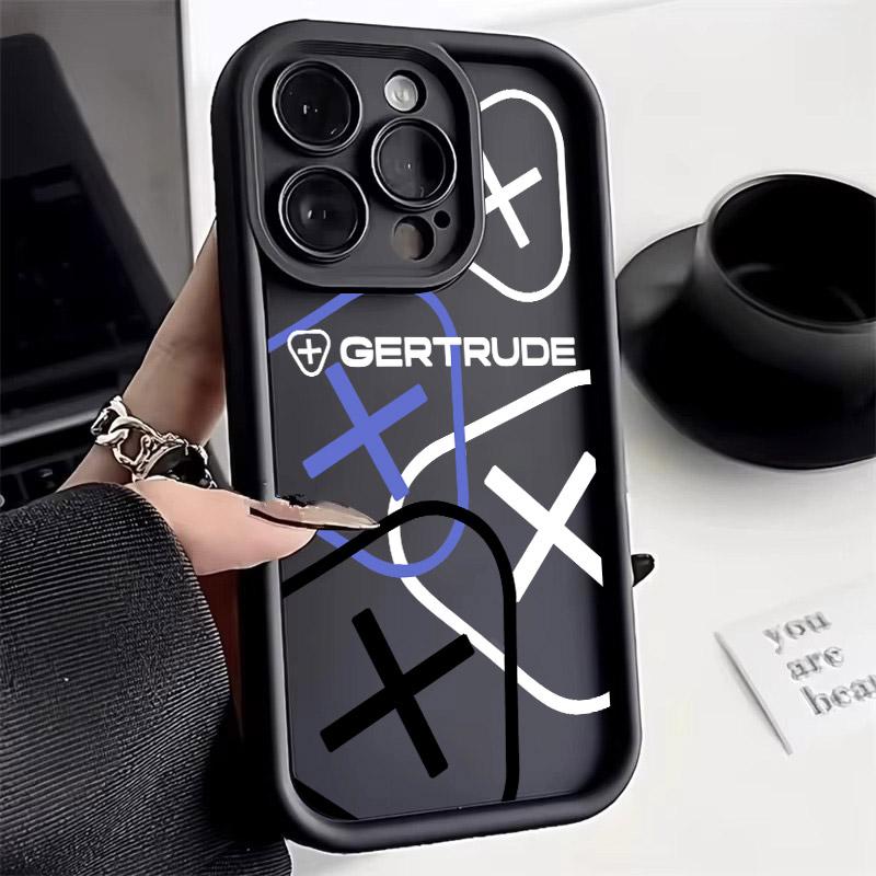 Fashion Luxury For-G-Gertrudes-Silicone Case For Apple iPhone 16e 16 14 15 13 11 Pro Max 16 Plus 12 Mini Shockproof Phone Covers iPhone 14 Pro