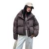 Winter New Down Jacket Women's Short Stand-Up Collar Puff Bread Jacket Thickened Warm and Advanced