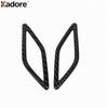 For Volkswagen VW T-Cross Tcross 2018-  Matte Car Front Inner A Pillar Audio Speaker Cover Trim Interior Accessories