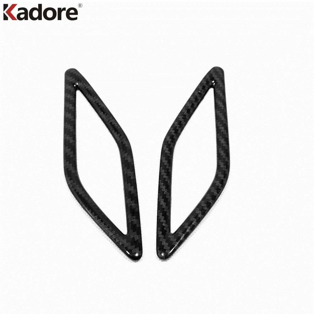 For Volkswagen VW T-Cross Tcross 2018-  Matte Car Front Inner A Pillar Audio Speaker Cover Trim Interior Accessories