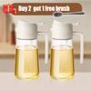 2 in1 Spray Oil Sprayer Kitchen Oil Spray Bottle Plastic 500ML Oil Dispenser Spray Container Cooking Camping Kitchen Seasoning