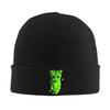 Alien Cat Meme UFO Silly Cat Knitted Hat for Women Unisex Skullies Beanies Autumn Winter Hat Hip Hop Cap
