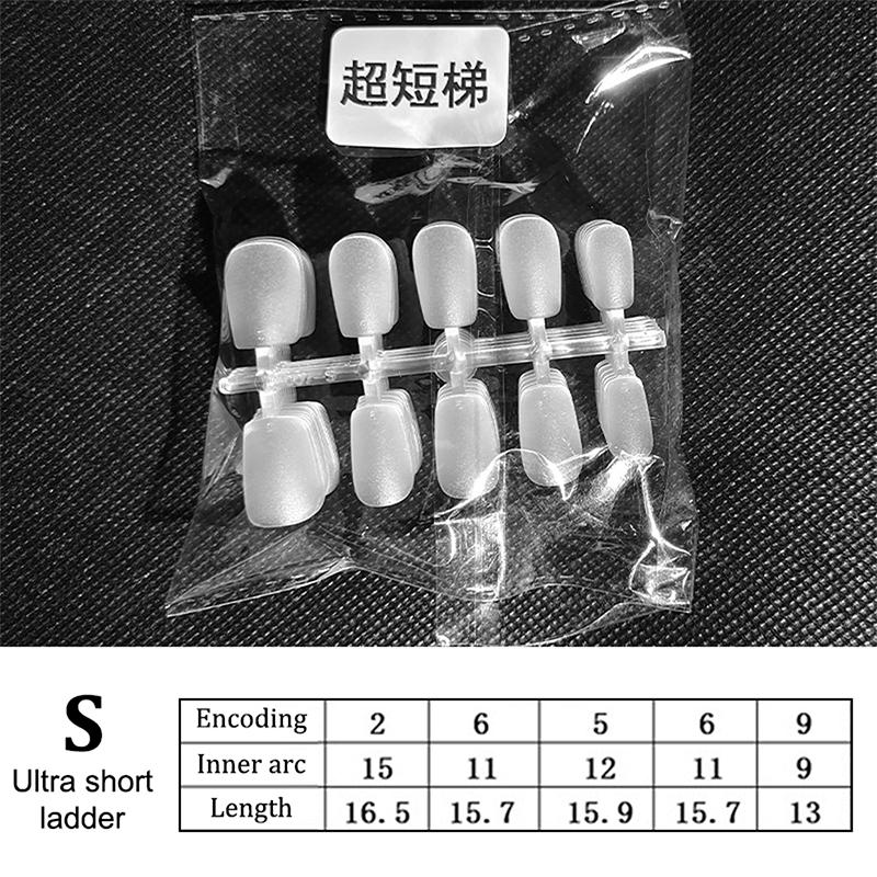 100Pcs Press On Nail Tips Full Cover Ultra-Thin False Nails Patches Gel Nails Extension System Clear Fake Nails Art Accessories