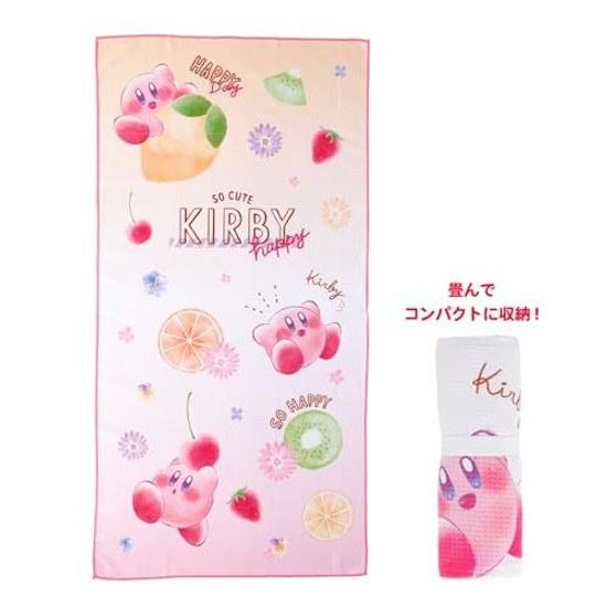 Marushin Bath Towel Star Kirby Shiny Pop Fruits Quick Dry Leisure Large Size