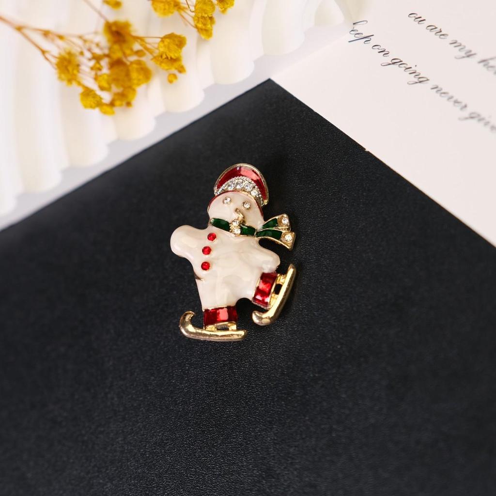 New Holiday Brooch Series: Santa Claus & Christmas Tree Festive Pins