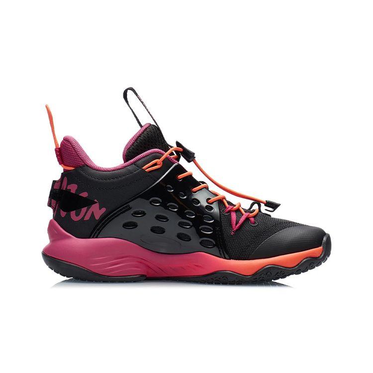 LiNing Sonic 7 High-Top Basketball Shoes Kids Sneakers Langyao-Red YKBR026-9