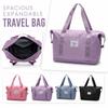 Large Capacity Expandable Two-Layer Travel Storage Bag Lightweight Durable Multi-Functional Organizer Carrying Tote for Trips and Daily Use