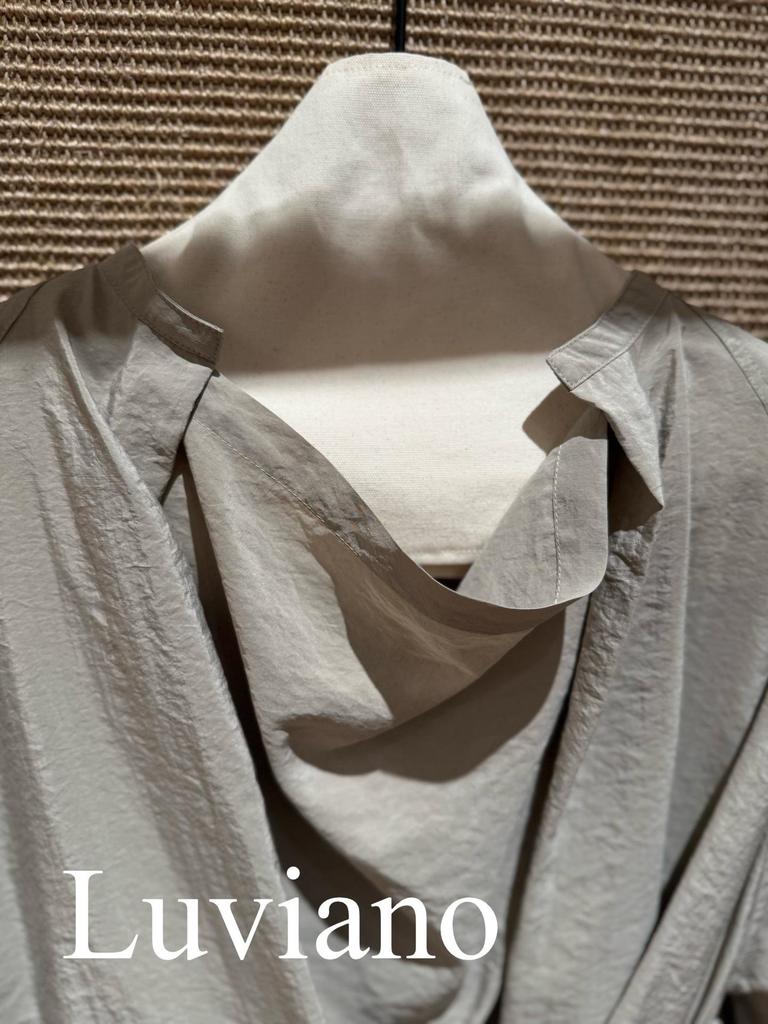 LEM Asymmetrical Buckle Modal Blend Multi-Wear Spring Blouse