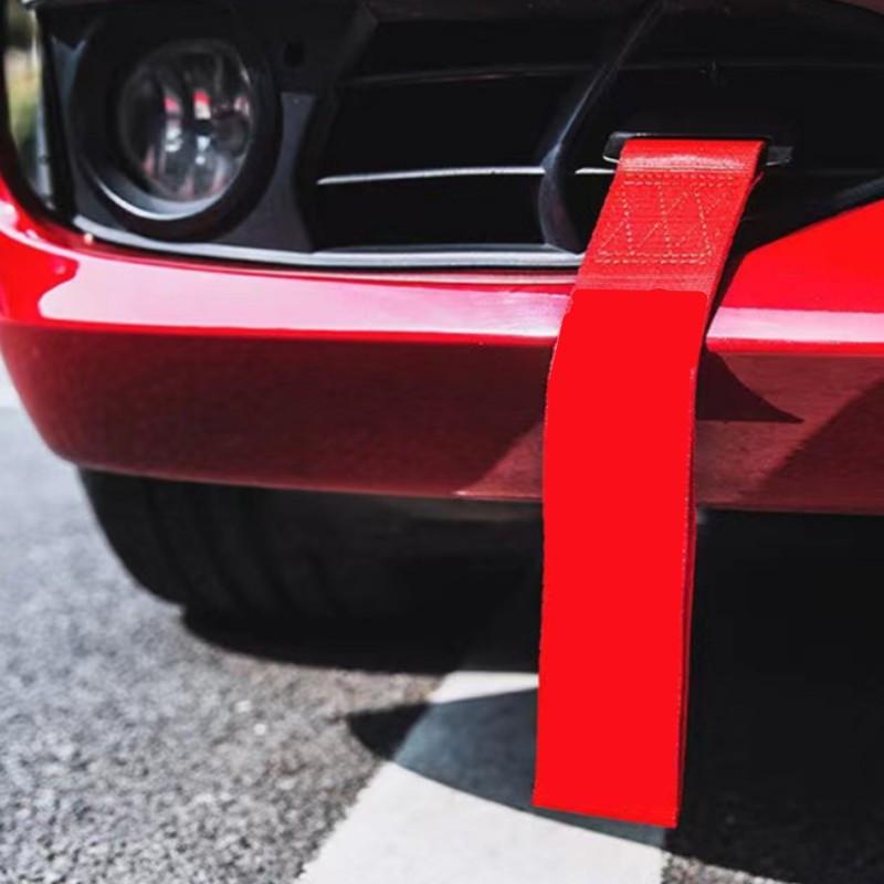 Lano Popruh na přívěs za auto Dekorace nárazníku Vlaječka Háček na hlavu Tažné Trendy úprava Vnější příslušenství