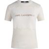 Outdoor Commuter Lightweight Luxury Lace Short Sleeve Pullover T-Shirt Women Tops White M21L2334100