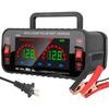 Pulse Repair EU Plug Fully Automatic Car Battery Charger High Power For Lead Acid AGM GEL Batteries 12V/10A 24V/5A 150W