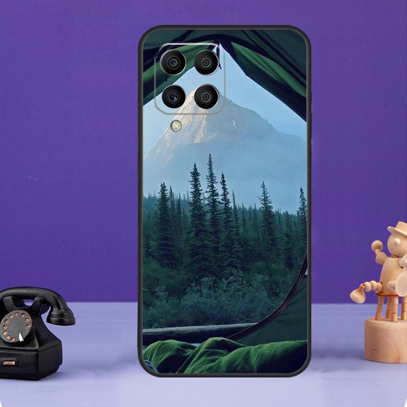 Camping Nature Mountain Case For Samsung Galaxy M55 M35 M15 M56 M36 M16 M06 M31 M13 M33 M53 M12 M32 M52 M14 M34 M54