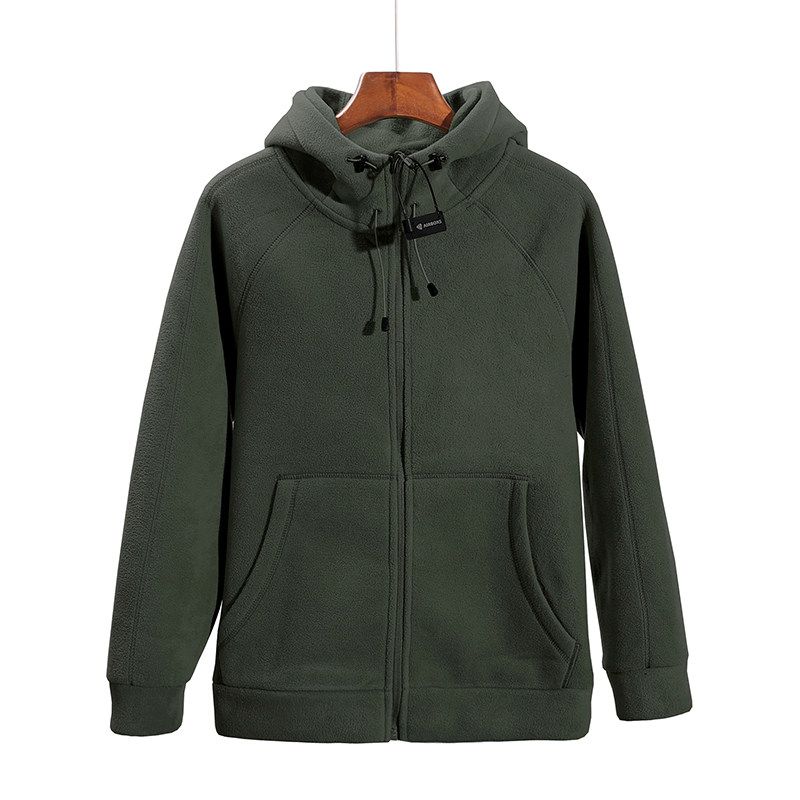 620G Super Thick Outdoor Double-Sided Polar Fleece Jacket Men's Autumn and Winter Brushed Hoody Export Export Men's Clothing Jacket