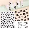 6 Sheets Snowflake Nails Art Stickers Tree Nail Decals Christmas Nail Stickers Nails Art Decorations Manicures Stickers