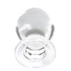 Transparent Crystal Big Bead Wand Glass Quantity Plug