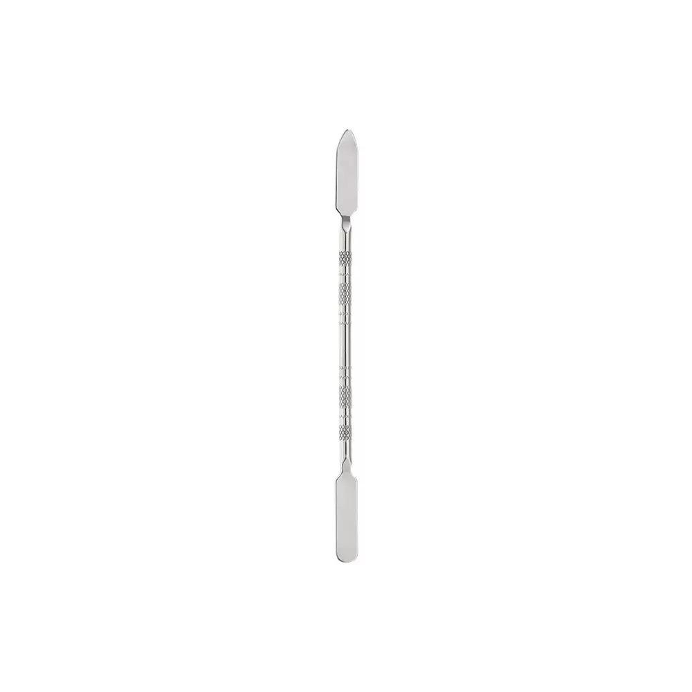 Heart-Shaped Stainless Steel Palette with Double-Ended Spatula for Makeup Mixing
