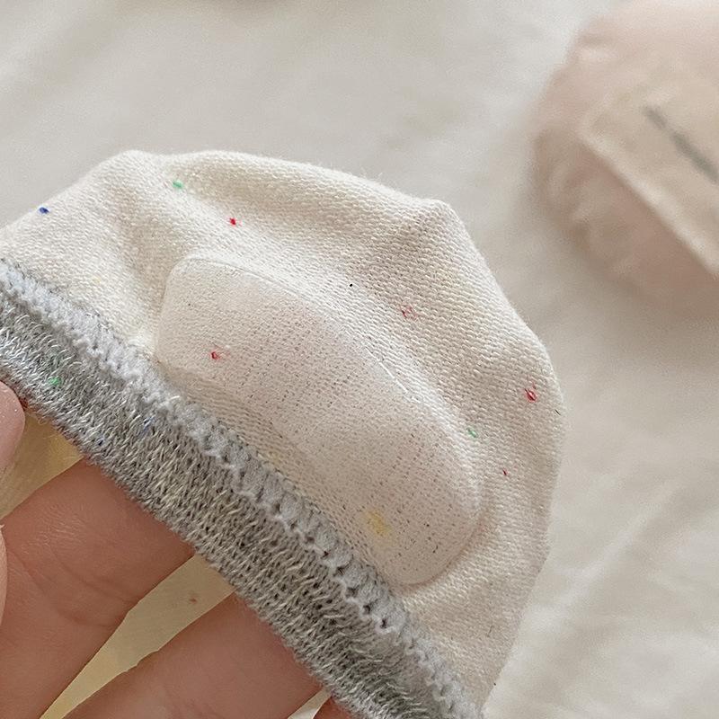 Black, White and Grey Summer Thin Silicone Anti-slip Color-blocking Boat Socks Cartoon Animal Dot Yarn Boneless Invisible Socks