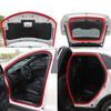 Rubber Car Door Seal Strips Sound Ulation Weatherstrip Trim Accessories 5M
