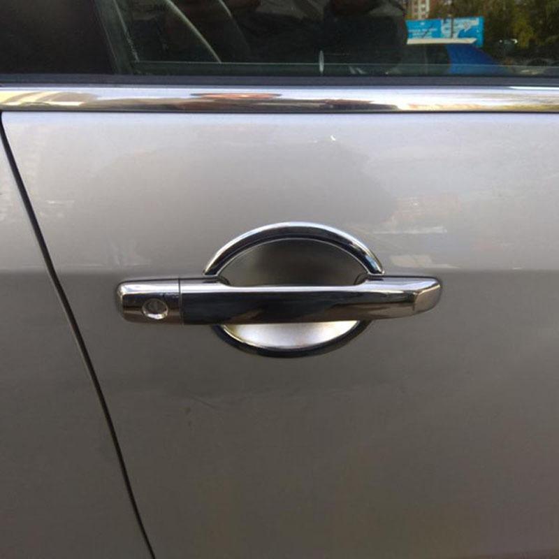 Door Handle Bowl Fit Russian for Nissan Almera G11 2012 2014 2015 2018 Chrome Cover Trim Car Styling Abs Accessories 4 Pcs