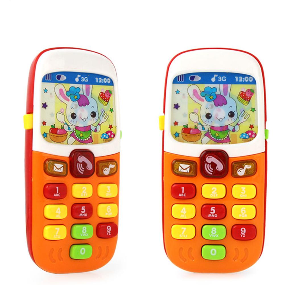 1pc Phone Toy Adorable Musical Creative Educational Funny Phone Toy for Baby Kids Infant
