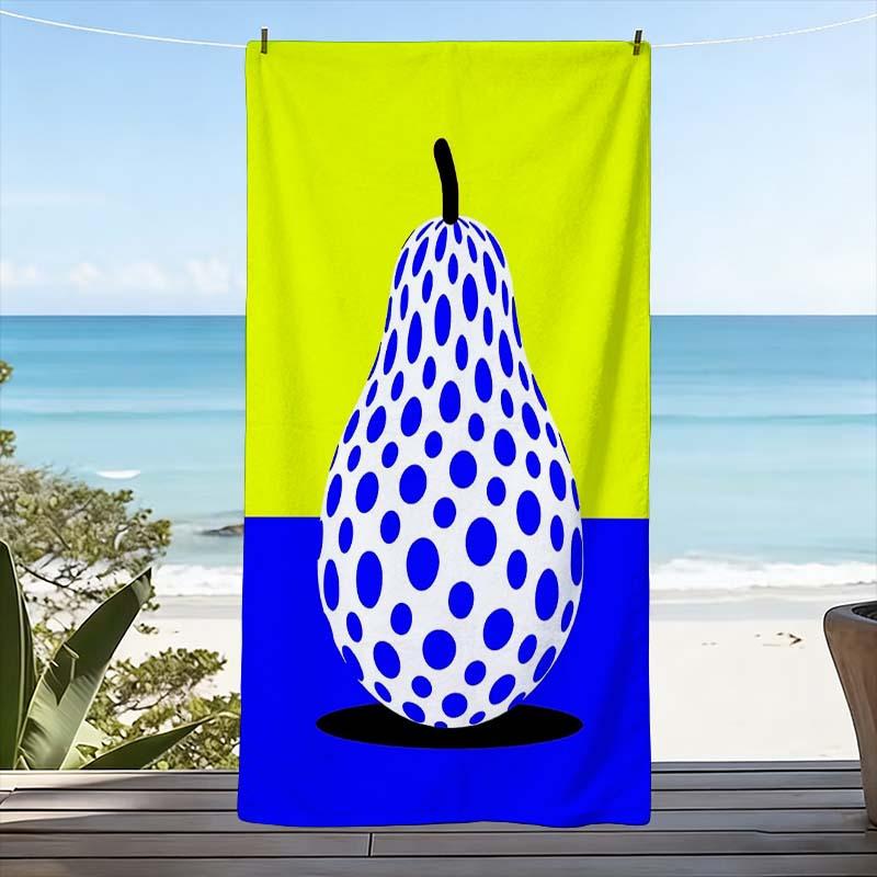 Premium Polka Dot Beach Towel Pool Towel Large Summer Resort Vacation Absorbent Cotton Cloth 80x160cm Tropical Print Accessory G