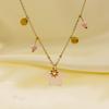 Natural Star Pendant Neck Chain Vintage Women Neck Choker Sweater Chain Star Stone Necklace  Gifts