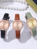 The New Retro Watch for Girls On Instagram Has a Unique and Elegant Style with a Touch of Luxury and a Delicate Leather Strap