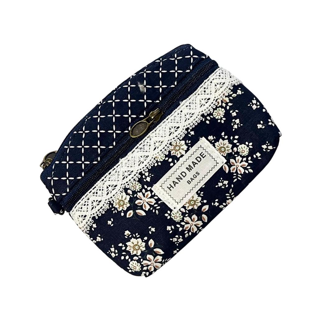 Rural Fabric Lightweight, Durable Canvas Pattern Small Bag To Small Rural Style Wallet Women's Rural Pattern Wallet