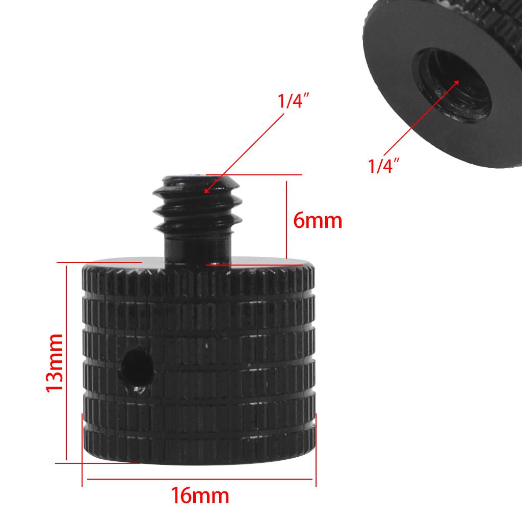 

1/4 to 3/8 M4 M5 M6 M8 M10 Thread Conversion Screw Adapter For Camera Tripod Ballhead Projector Bracket DSLR Camera Accessories