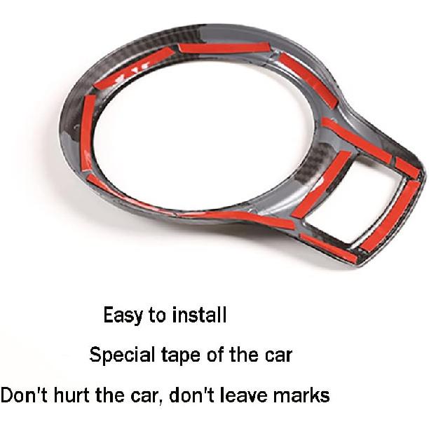 Car Accessories Fit for Subaru BRZ Toyota 86 2012-2020 Central Control Gear Shift Panel Frame Cover Trim (Carbon Fiber Style) ABS 1 PC