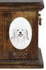 Coton de Tulear, Cotie - commemorative plaque with a photo of a dog, tombstone with a print, personalized oval plaque from the Art-Dog brand