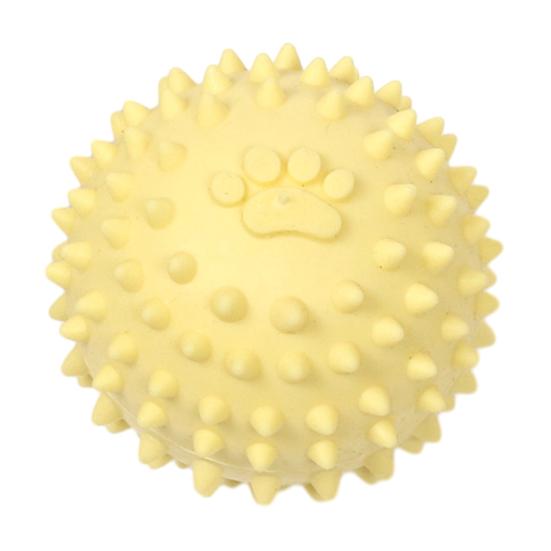 Spiky Ball Dog Toy Squeaky Dog Chew Toy Interactive Puppy Teething Toy Teeth Cleaning Toy for Training Fetch Anxiety Relief