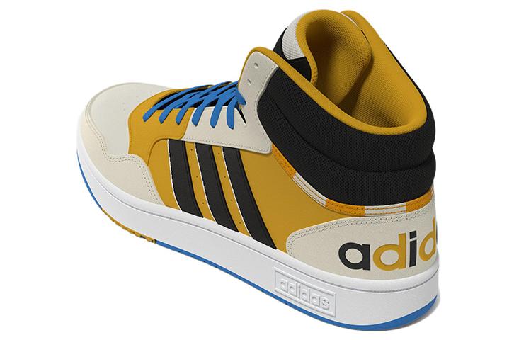 adidas Hoops 3.0 Mid 'Creamwhite Yellow Blue' FZ6570