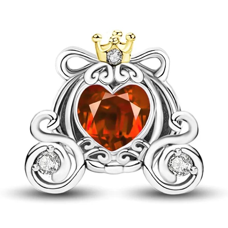 Copper Pumpkin Car Butterfly Love Heart Diy Charms Beads Fit Bracelet Making Gift Of High Quality Jewelry For Women