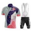 Men Women Cycling Jersey Set Short Sleeve Bike Outfit Breathable Riding Apparel Road Teams