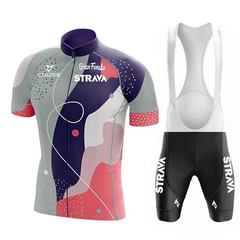 Men Women Cycling Jersey Set Short Sleeve Bike Outfit Breathable Riding Apparel Road Teams