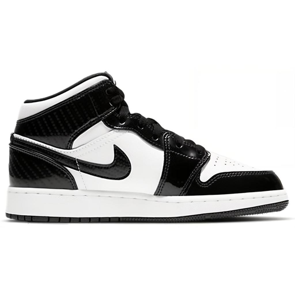 Air Jordan 1 Mid SE GS All Star 2021 Kids Sneakers Black White DD2192-001