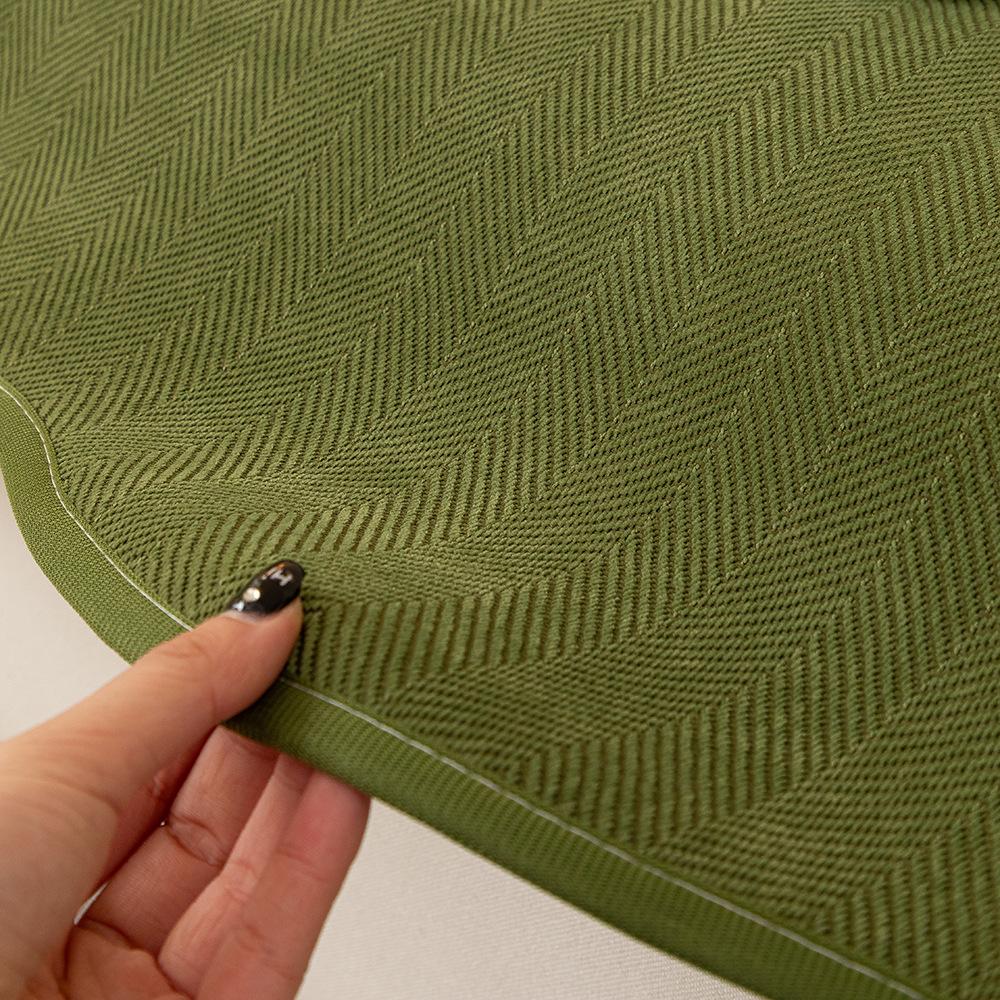 Chenille Herringbone Sofa Cushion, Universal In All Seasons, Special-Shaped Sofa Seat Cushion, Non-Slip Cover, Cloth Towel Resistance