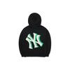 MLB Basic Logo Solid Logo Embroidered Hoodie Loose Casual Long Sleeve Jacket Men Jackets Black 3ATRB0224-50BKS