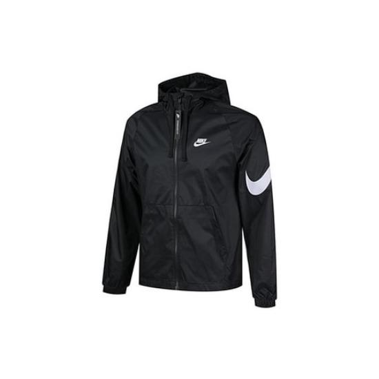 Nike Casaco Cardigan com Capuz Swoosh Sportswear Preto CJ5640-010