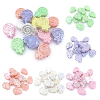 UV Dazzle 5Pcs DIY Bracelet Making Material Necklace Lollipop Loose Beads Jewelry Accessories Fashion