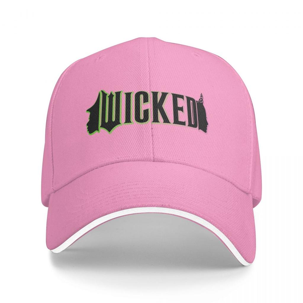 Wicked Glinda And Elphaba Logo Baseball Caps Snapback Baseball Hats Breathable Casual Casquette Outdoor Unisex