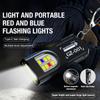 LED Keychain Flashlight Type C Rechargeable 550LM Portable Mini Torch Pocket Lantern Flood Work Light With Magnet For Emergency