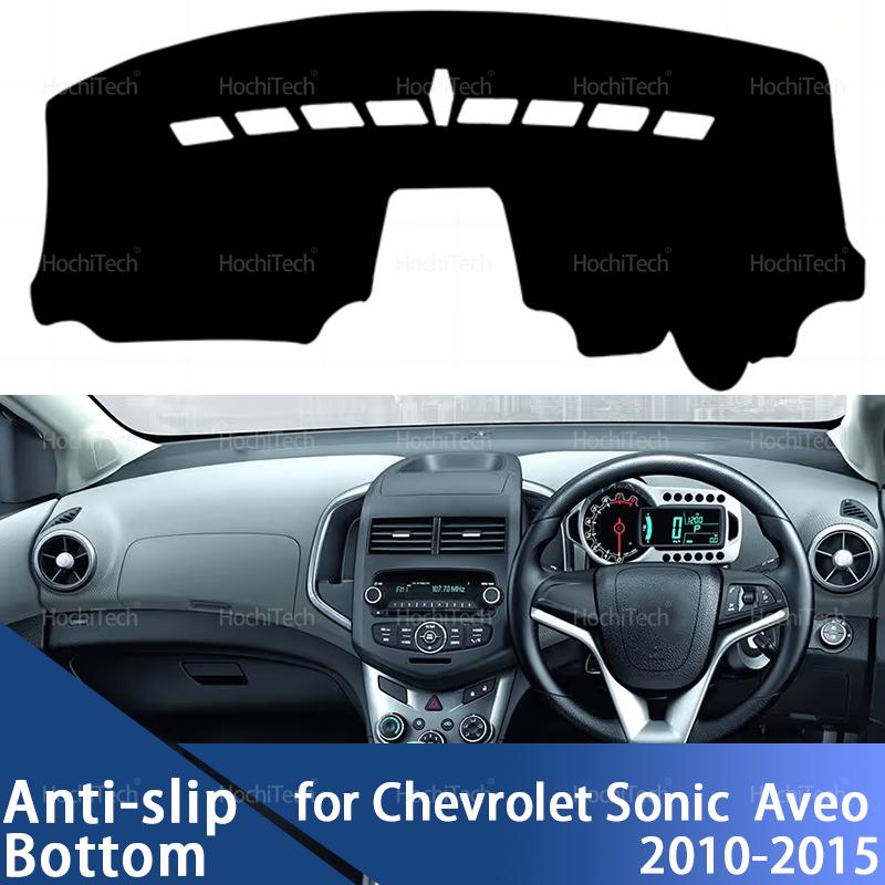 Dashboard Cover for Chevrolet Sonic Aveo 2010-2015 Car Dashboard Cover Dash Board Mat Carpet Pad Sunshade Cape Cushion