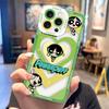 Anime The P-Powerpuff Girls Cover Clear Phone Case For iPhone Apple 17 AIR 16E 16 15 14 12 13 11 Pro Max Plus XR DIY Shell Case