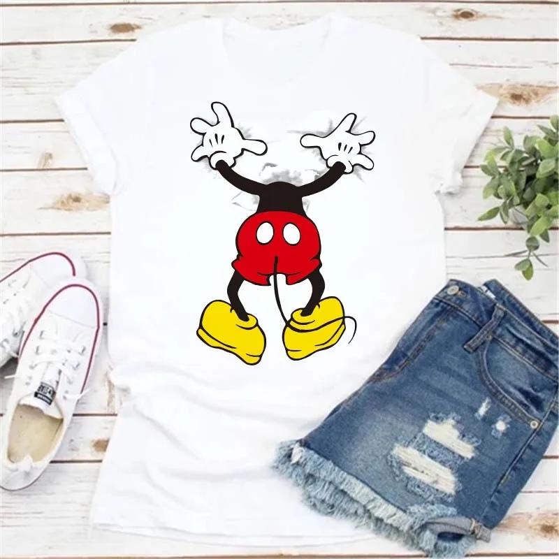 Oversized Unisex T Shirts Cartoon Print Ladies Clothes Cute T Shirts Short Sleeve Tops Y2k Harajuku