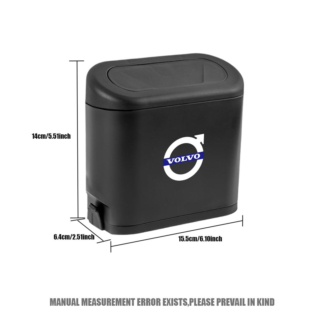 Car Trash Can Hanging Garbage Storage Box Vehicle Interior Accessories For Volvo RDESIGN XC60 XC90 S60 S80 S60L V40 V60 AWD V90